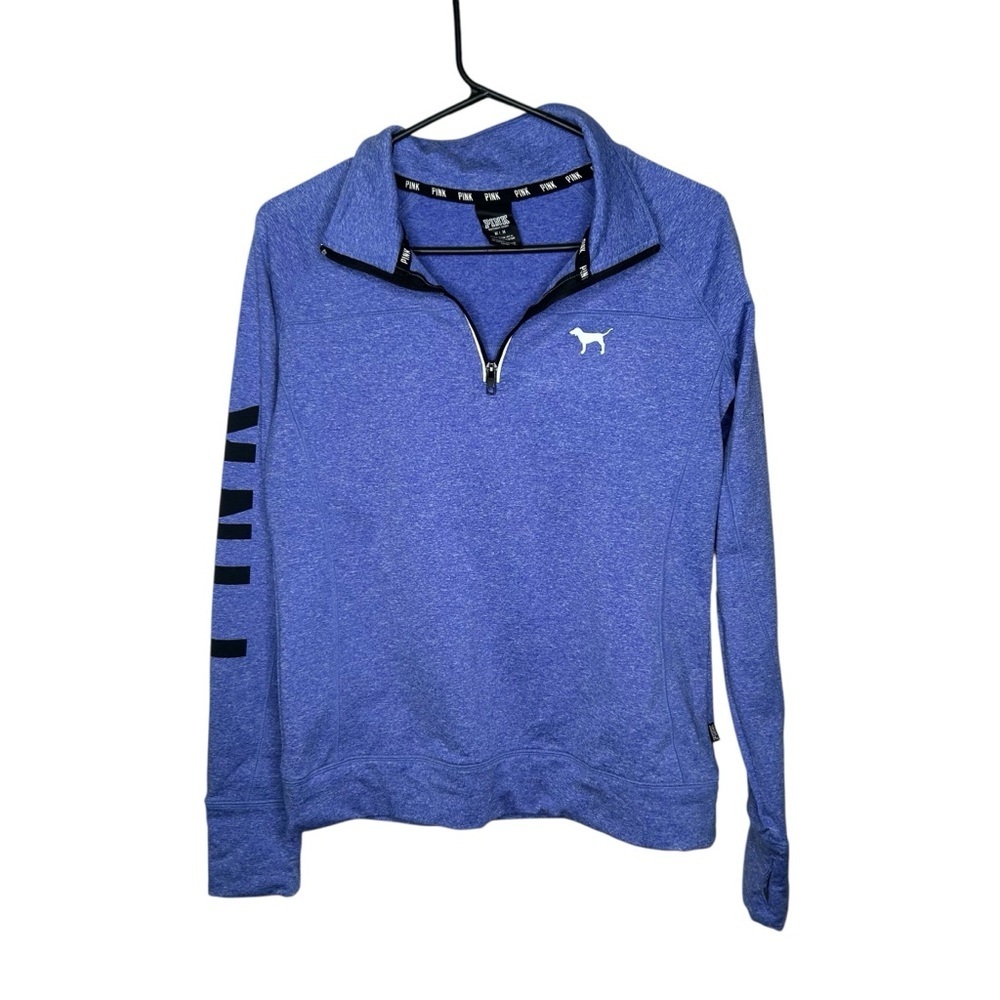 Victoria's Secret Blue Zip Up Sweater size M